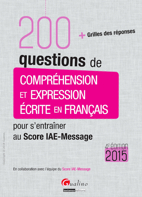 200 Questions de compréhension et expression écrite en français 3