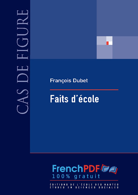 Faits d'école de François Dubet 3